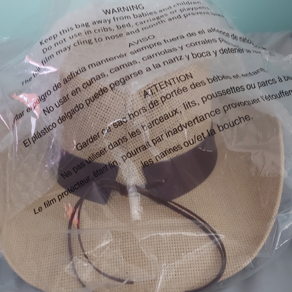 Embroidered Floral Tan Cowgirl Western Hat Size OS Festivals Concerts Vacation - Picture 14 of 14